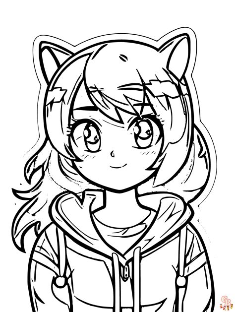 Permission : For personal and non-commercial use only. . Aphmau coloring pages